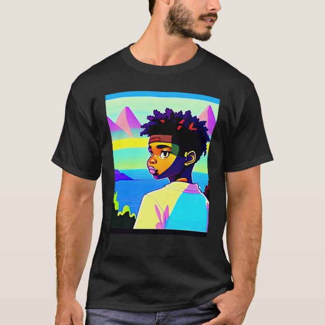 T-shirt Lo fi hip hop chillhop chill beats lofi aesthetics (Devant)