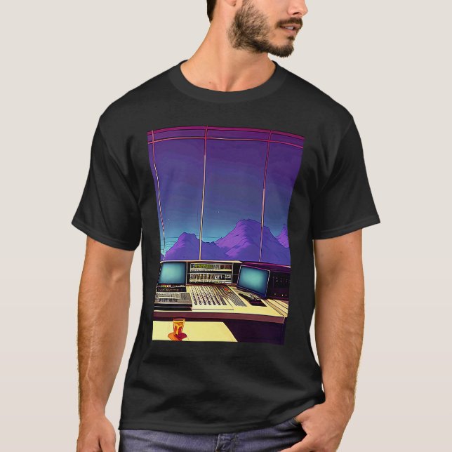 T-shirt Lo fi hip hop chillhop chill beats studio aestheti (Devant)