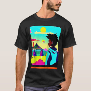 T-shirt Lo fi hip hop chillhop chill chill bat lofi esthét