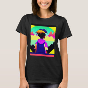 T-shirt Lo fi hip hop chillhop chill chill bat lofi esthét