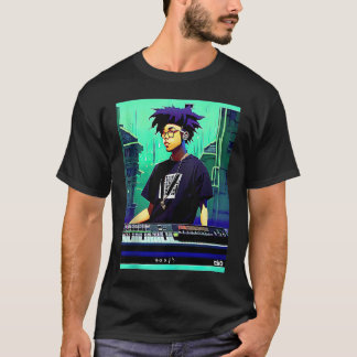 T-shirt Lo fi hip hop chillhop chill chill bat lofi esthét