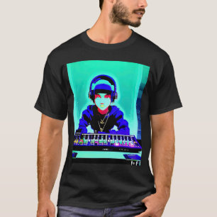 T-shirt Lo fi hip hop chillhop chill chill bat lofi esthét