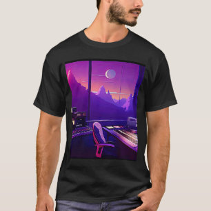 T-shirt Lo fi hip hop chillhop chill chill bat studio aest
