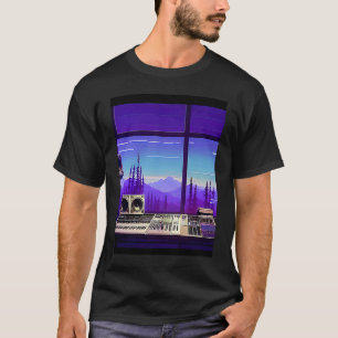 T-shirt Lo fi hip hop chillhop chill chill bat studio aest