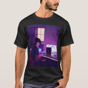 T-shirt Lo fi hip hop chillhop chill chill bat studio aest