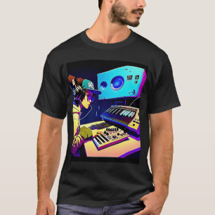 T-shirt Lo fi hip hop refroidissement chillhop bat esthéti