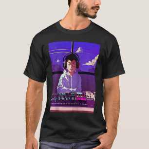 T-shirt Lo fi hip hop refroidissement chillhop bat l'esthé