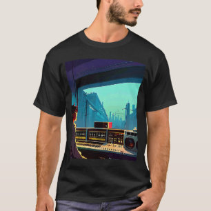 T-shirt Lo fi hip hop refroidissement chillhop bat l'esthé