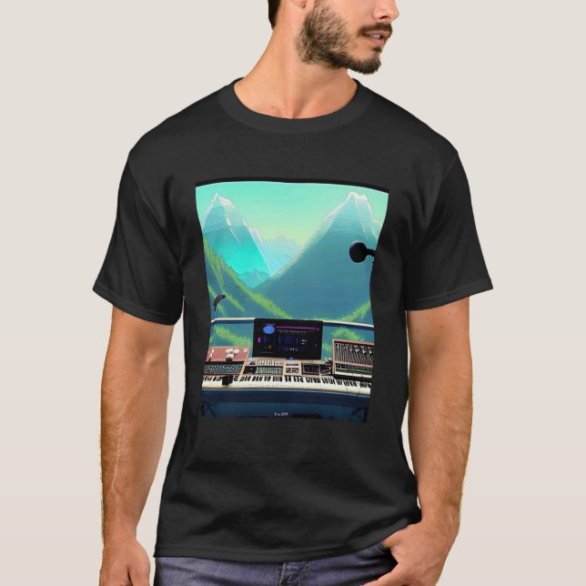 T-shirt Lo fi hip hop refroidissement chillhop bat l'esthé (Devant)