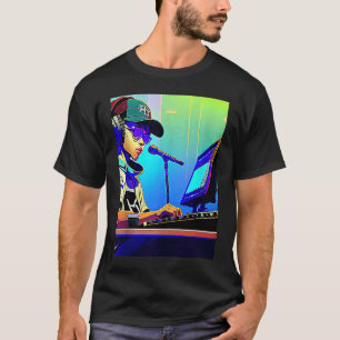 T-shirt Lo fi hip hop refroidissement chillhop bat l'esthé