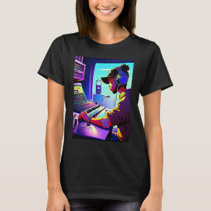 T-shirt Lo fi hip hop refroidissement chillhop bat l'esthé
