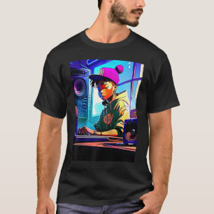 T-shirt Lo fi hip hop refroidissement chillhop bat l'esthé