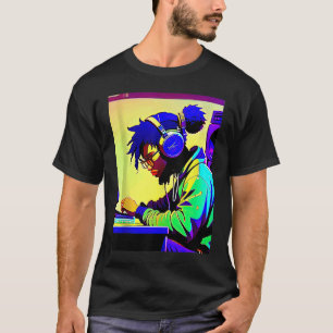 T-shirt Lo fi hip hop refroidissement chillhop bat l'esthé
