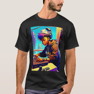 T-shirt Lo fi hip hop refroidissement chillhop bat l'esthé