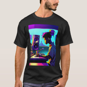T-shirt Lo fi hip hop refroidissement chillhop bat l'esthé