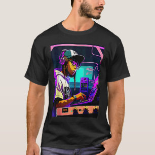 T-shirt Lo fi hip hop refroidissement chillhop bat l'esthé