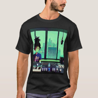 T-shirt Lo fi hip hop refroidissement chillhop bat l'esthé