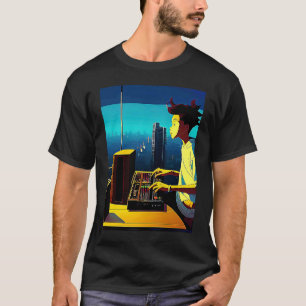 T-shirt Lo fi hip hop refroidissement chillhop bat l'esthé