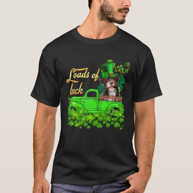 T-shirt Loads Of Luck Truck Havanese St Patrick's Day (Devant)