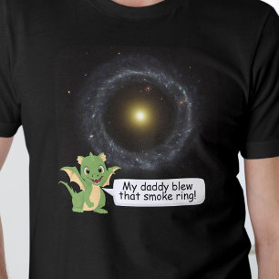 T-shirt L'objet de Hoag Dragon Mignon Humour Astronomie