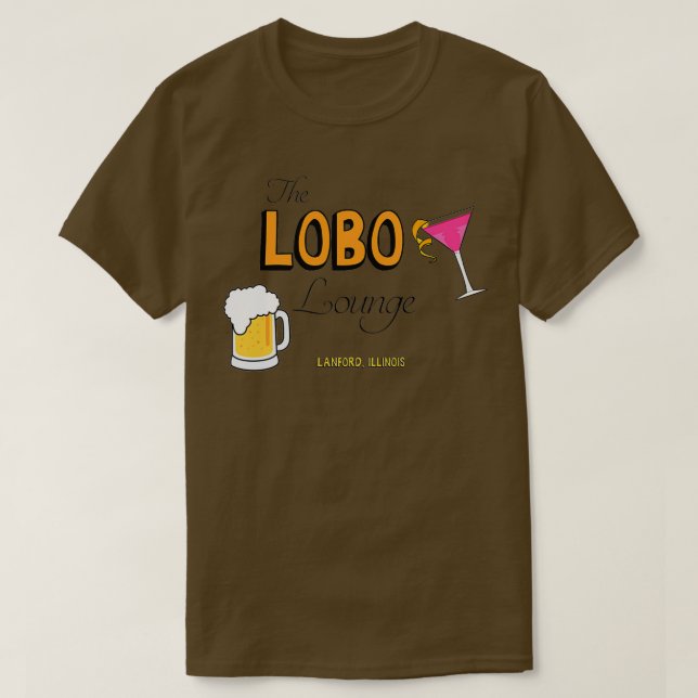 T-shirt Lobo Lounge Roseanne (Design devant)