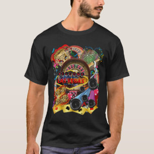 T-shirt L'obscurité d'hommes de partie de Vegas tous les