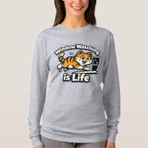 T-shirt L'observation par la fenêtre est la vie – Saut de