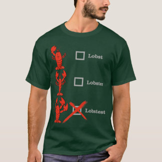 T-shirt Lobst Lobster Lobstest Crustacean Shellebré