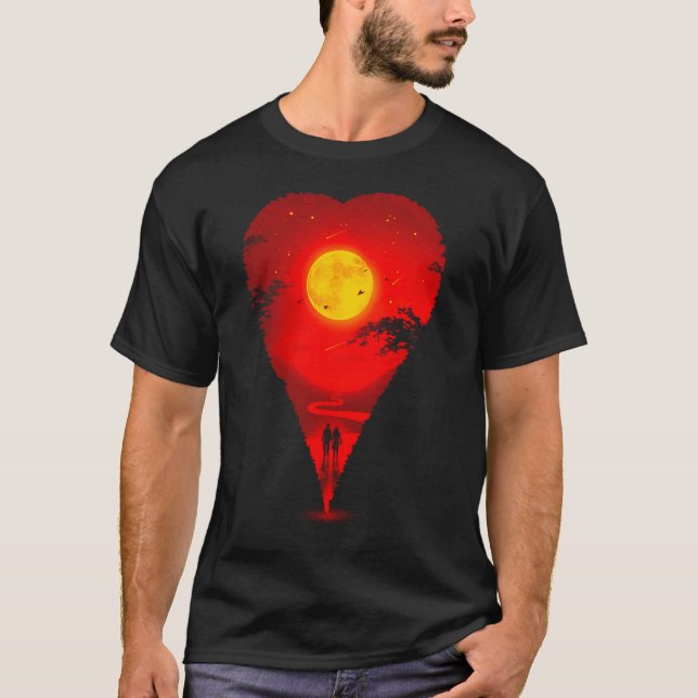 T-shirt Localisateur de cœur (Devant)