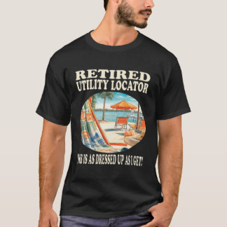 T-shirt Localisateur d'utilitaire à la retraite - Concepti