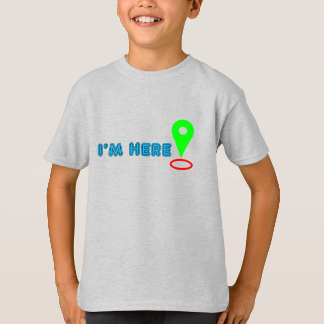 T-shirt LOCALISATION POUR LES ENFANTS (Devant)