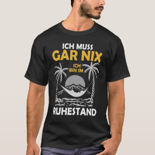 T-shirt Locataire Urlaub Strand Ruhestand
