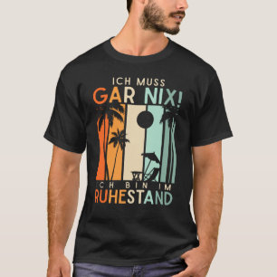 T-shirt Locataire Urlaub Strand Ruhestand Rente