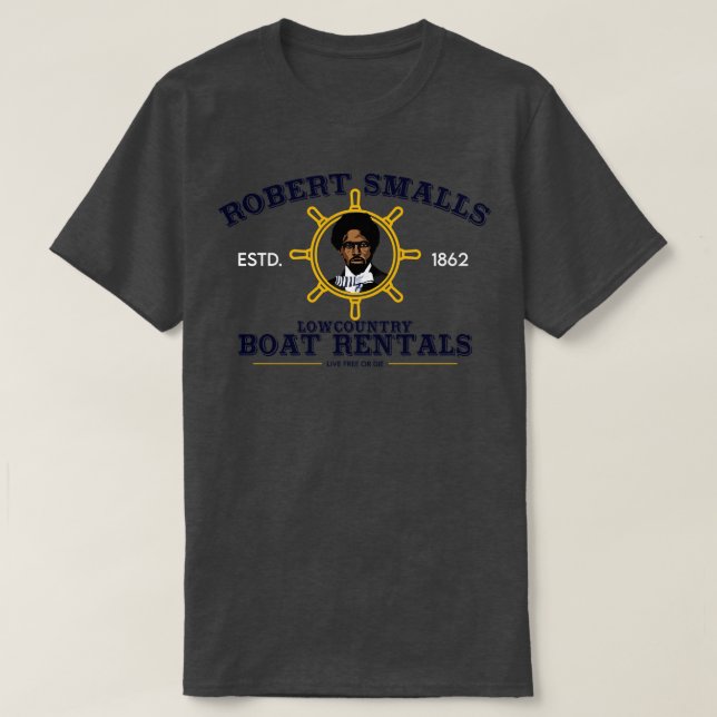 T-shirt Location de bateaux à basse altitude Robert Smalls (Design devant)