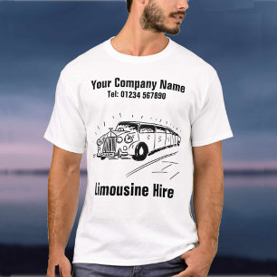 T-shirt Location de Limousine Dessin Animé