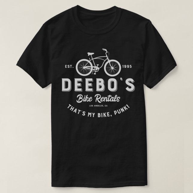 T-shirt Location de vélos Deebos (Design devant)