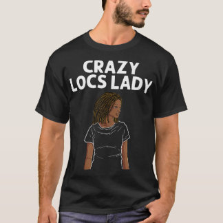 T-shirt Locaux cool Pour Femmes Filles Locd Melanin Dreadl