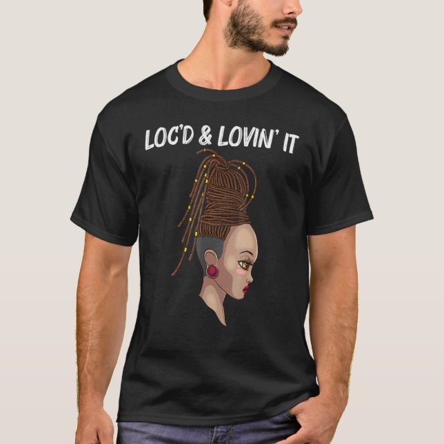 T-shirt Locaux cool Pour Femmes Locaux Dreadlocks Dreads C (Devant)