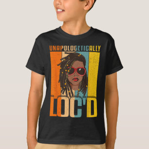 T-shirt Loc'd Black Queen Melanin Loc'd Hair