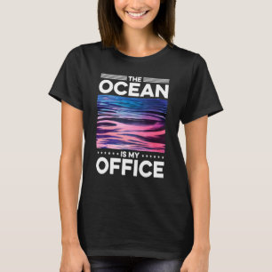T-shirt L'océan est mon bureau Biolo Biologiste Cool de la