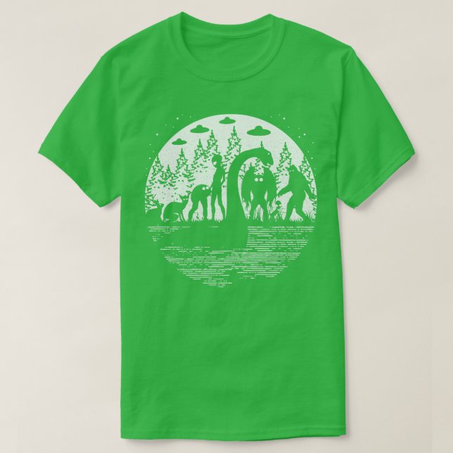T-shirt Loch Ness Monster Cryptid (Design devant)