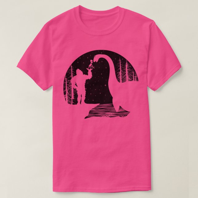 T-shirt Loch ness Monster Funny (Design devant)