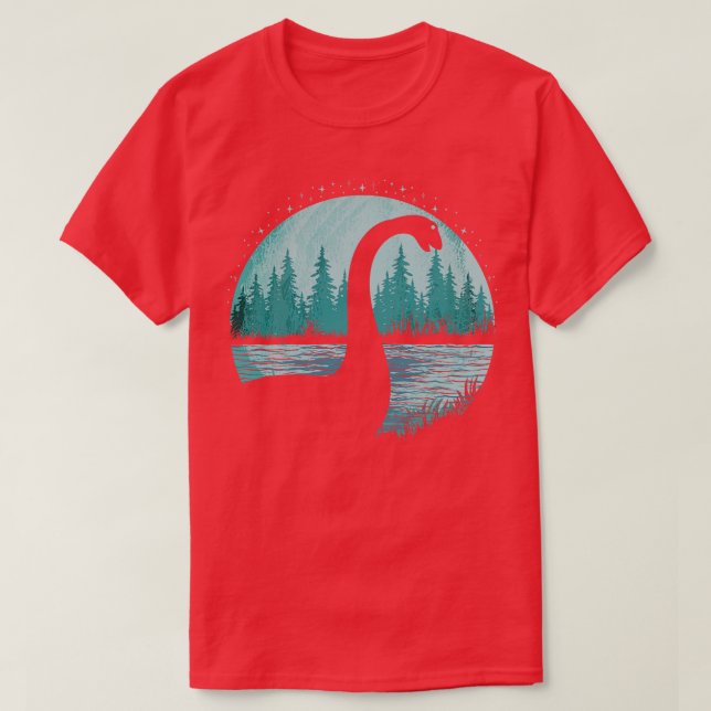 T-shirt Loch Ness Monster Nessie 15 (Design devant)