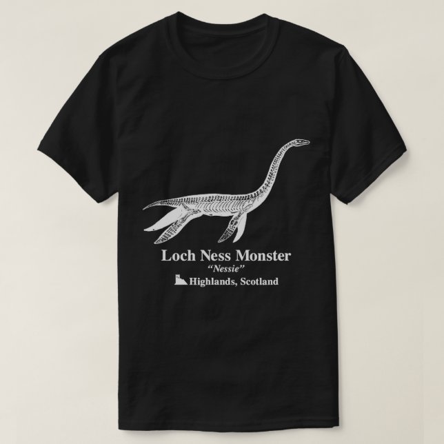 T-shirt Loch Ness Monster Nessie Cryptozoologie T-Sh (Design devant)