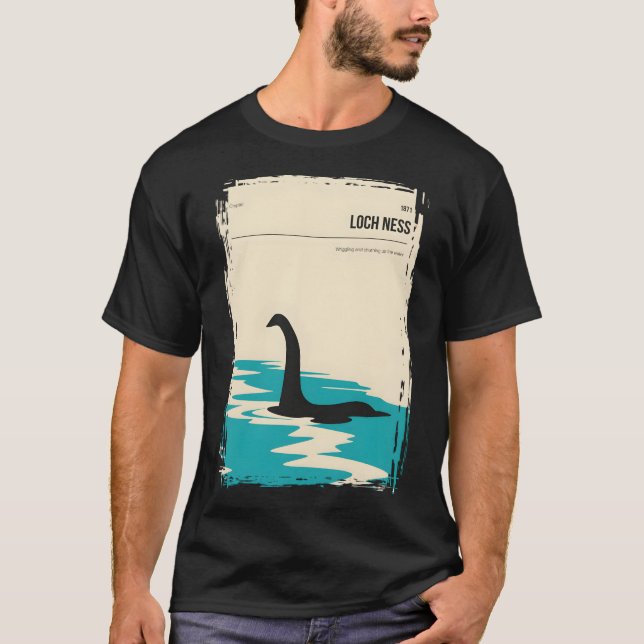 T-shirt Loch Ness Scotland Cryptid Poster de couverture (Devant)