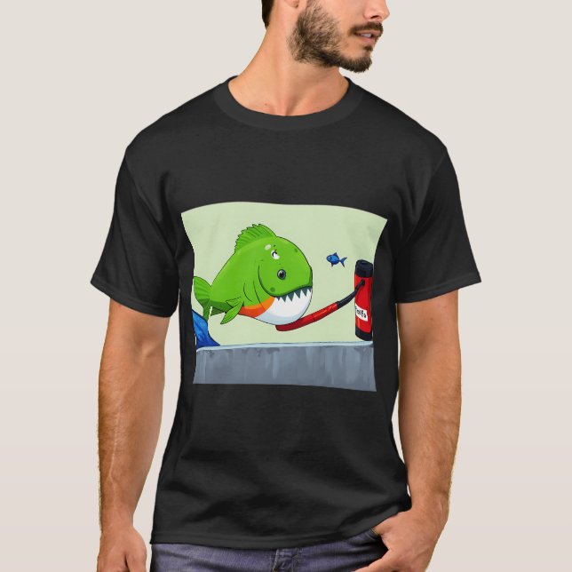 T-shirt Loche panda - Protomyzon pachychilus (Devant)