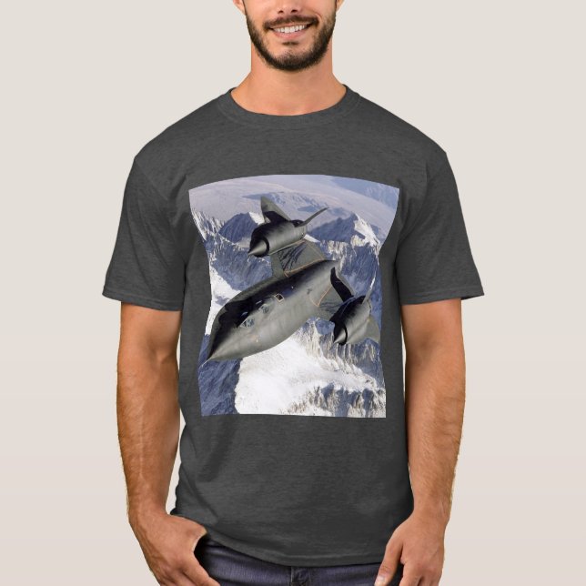 T-shirt Lockheed SR-71B Blackbird (Devant)