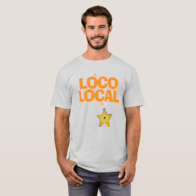T-shirt Loco Poisson étoilé local (Devant entier)