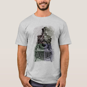 T-shirt locomotif de train pour le papa