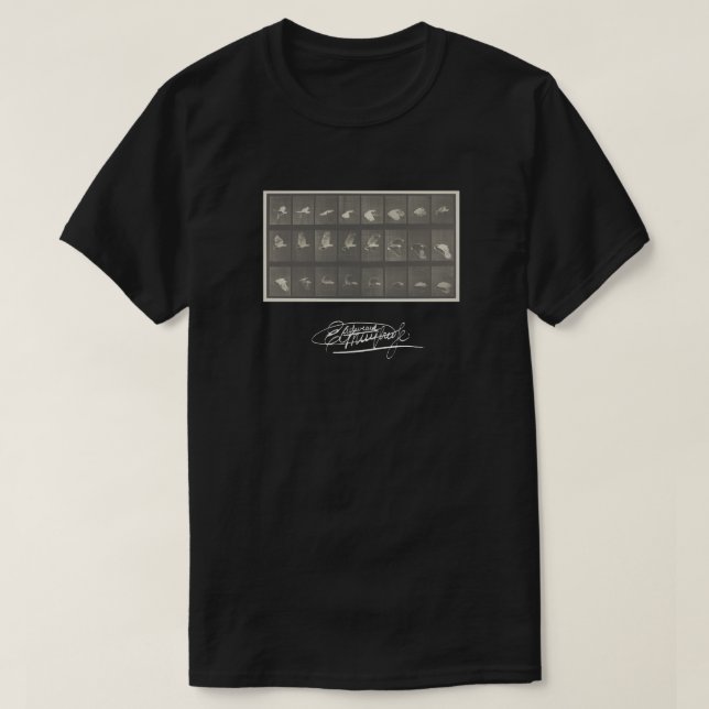 T-shirt Locomotion animale Eadweard Muybridge (Design devant)